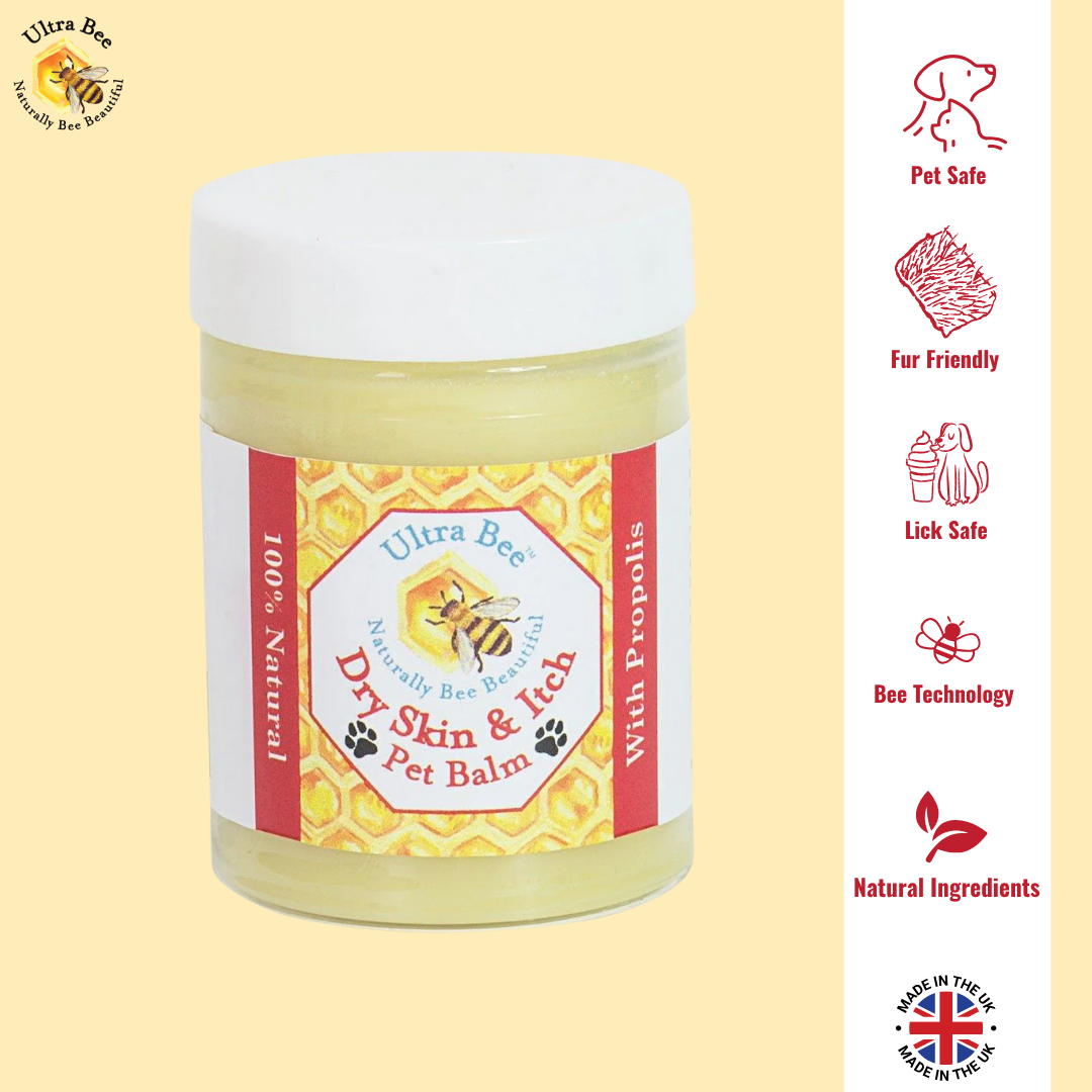 100% Natural Pet Dry Skin & Itch Balm (Non Toxic) 100ml