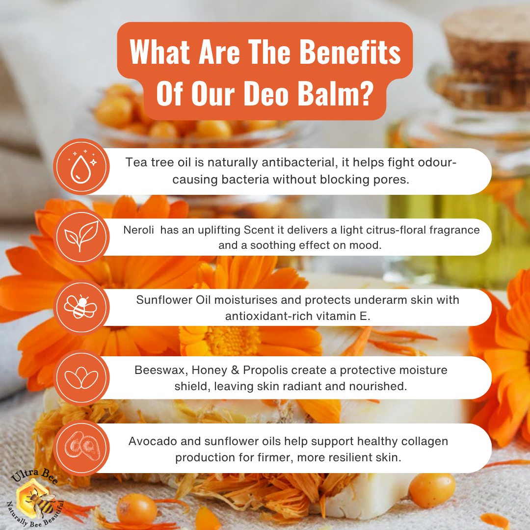 Baume Déodorant 100% Naturel Fleur de Néroli 100 ml