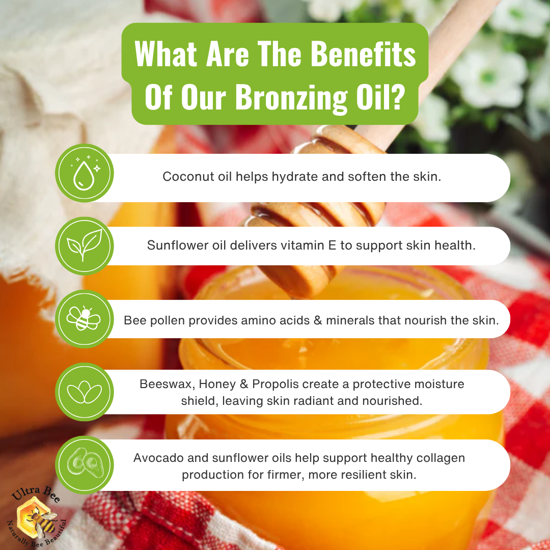 100% Natural BRONZING Tanning Oil - Avocado & Virgin Coconut oil 250ml