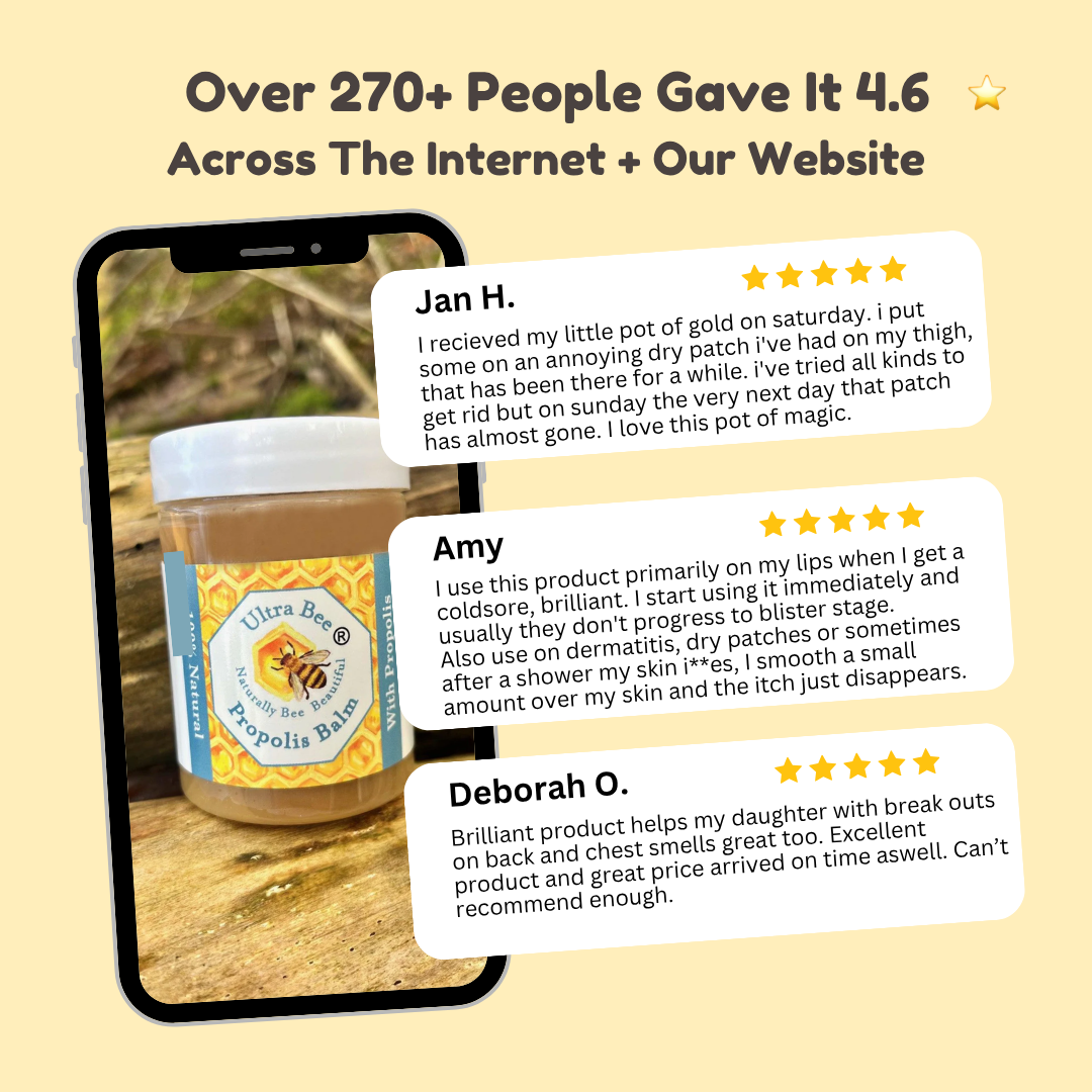 100% Natural Propolis Balm (+20% Propolis)