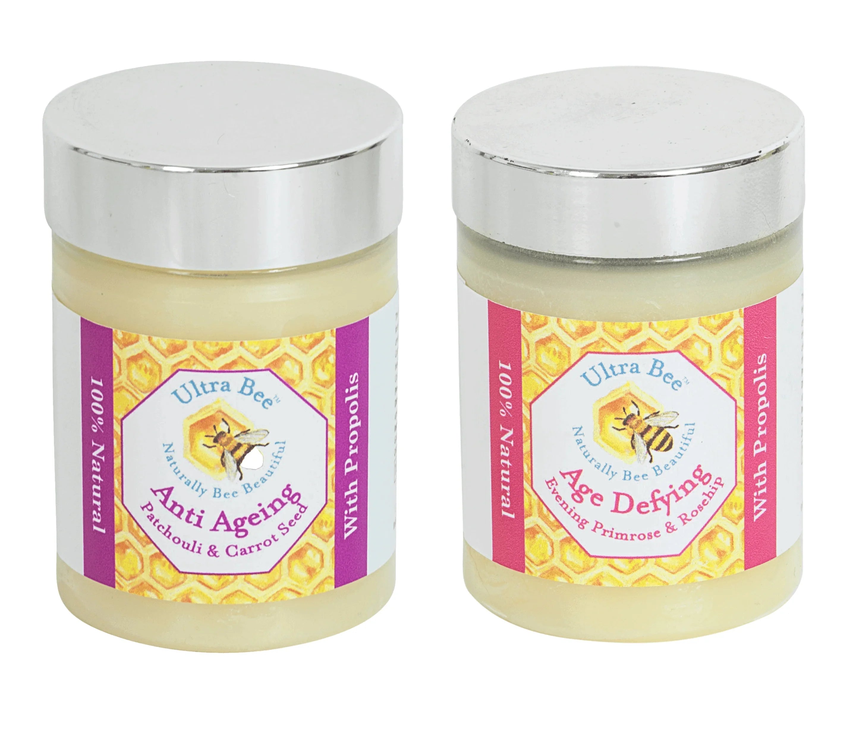 Duo Pack Natural Face Moisturiser - Ultra Bee Health UK
