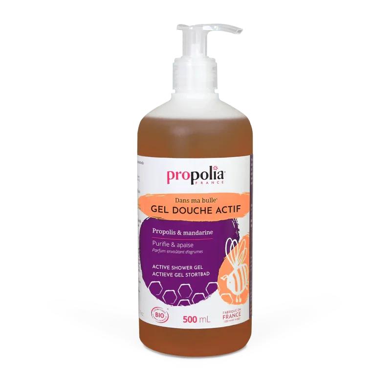 Active Propolis & Mandarin Shower Gel SLS / SLES Free - Ultra Bee Health UK
