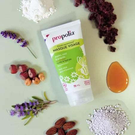 Organic Face Mask Green & White Clay 50ml - Ultra Bee Health UK