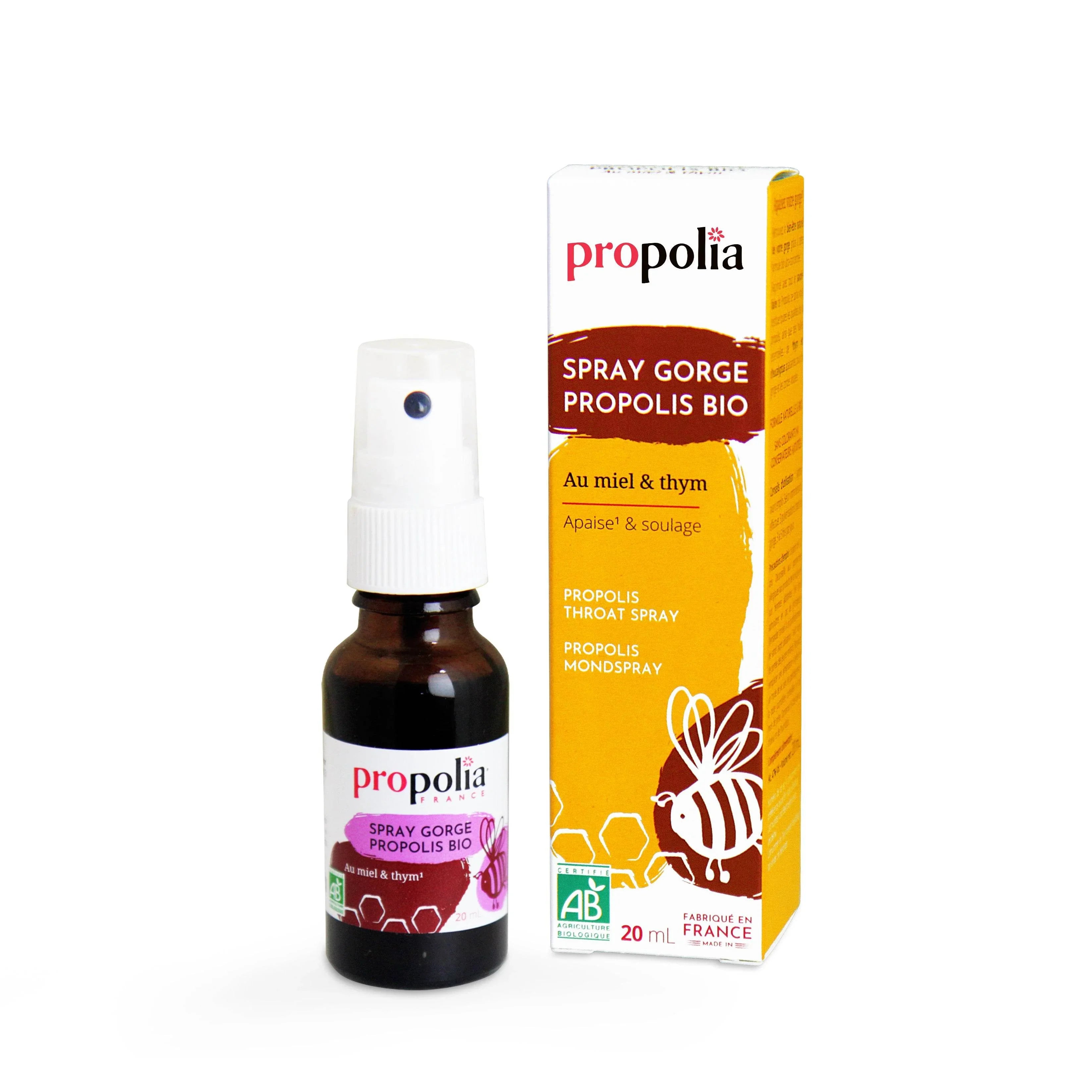 Soothing Propolis Thyme Oral Spray 20ml - Ultra Bee Health UK