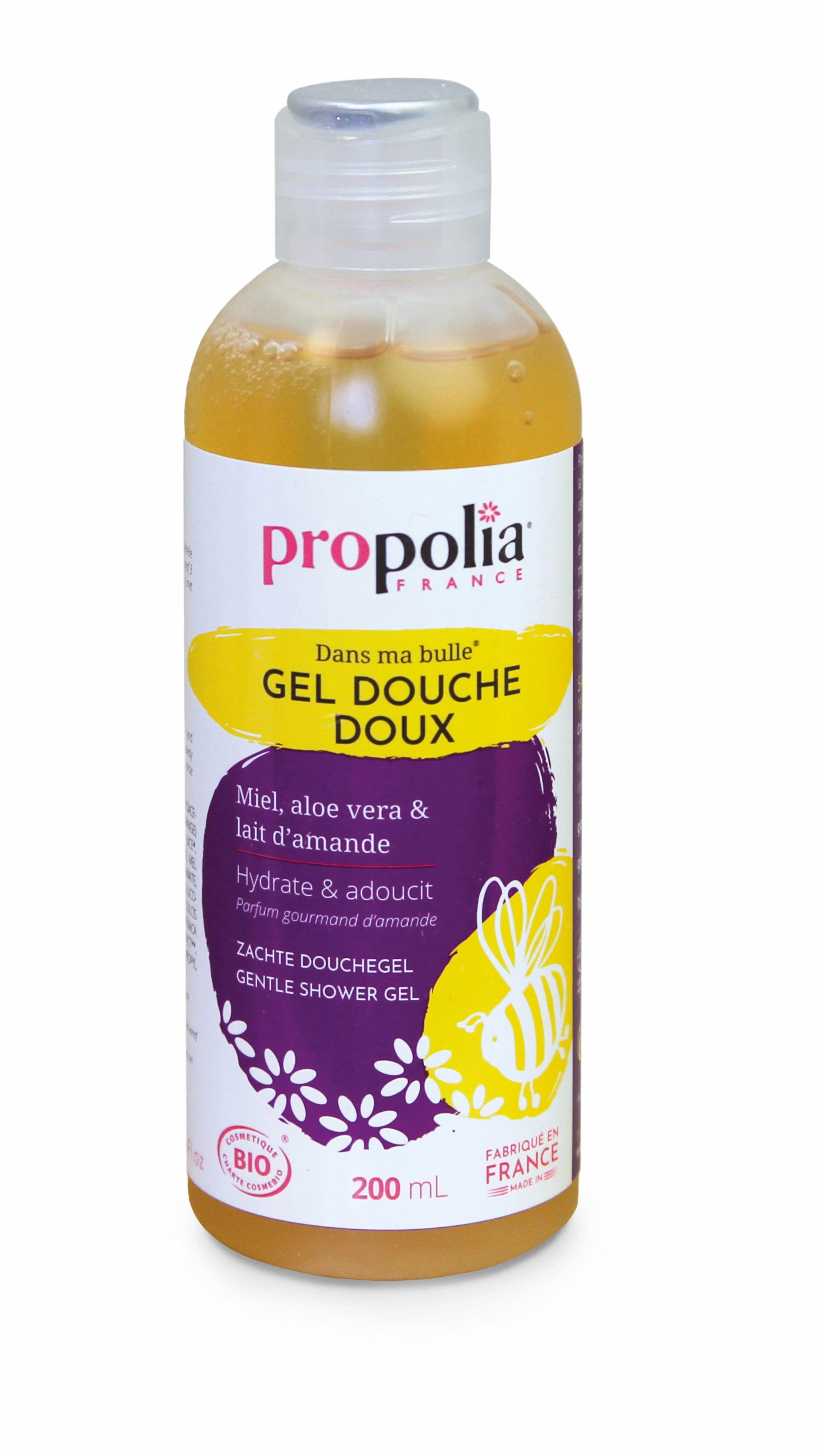 Organic Gentle Shower Gel Honey and Almond Milk - Sulphate Free - Ultra Bee Health UK