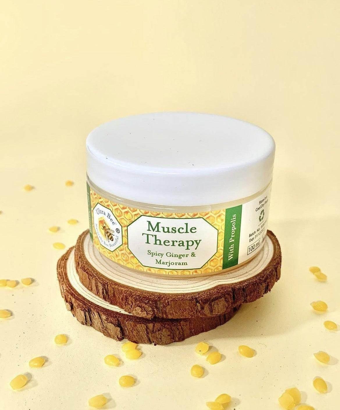 100% Natural Warming Muscle Massage Balm 100ml - Ultra Bee Health UK