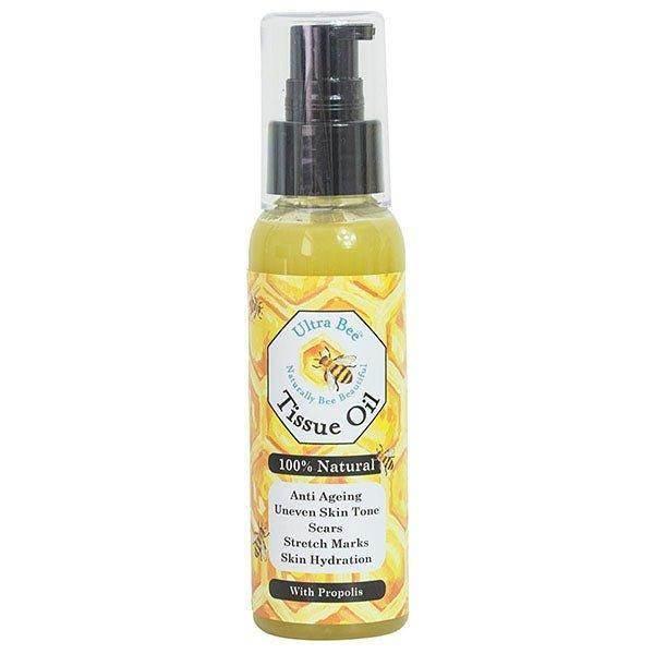 100% Natural Body Moisturiser - Tissue Oil - Rosehip, Rose Geranium, Neroli 100ml (T) - Ultra Bee Health UK