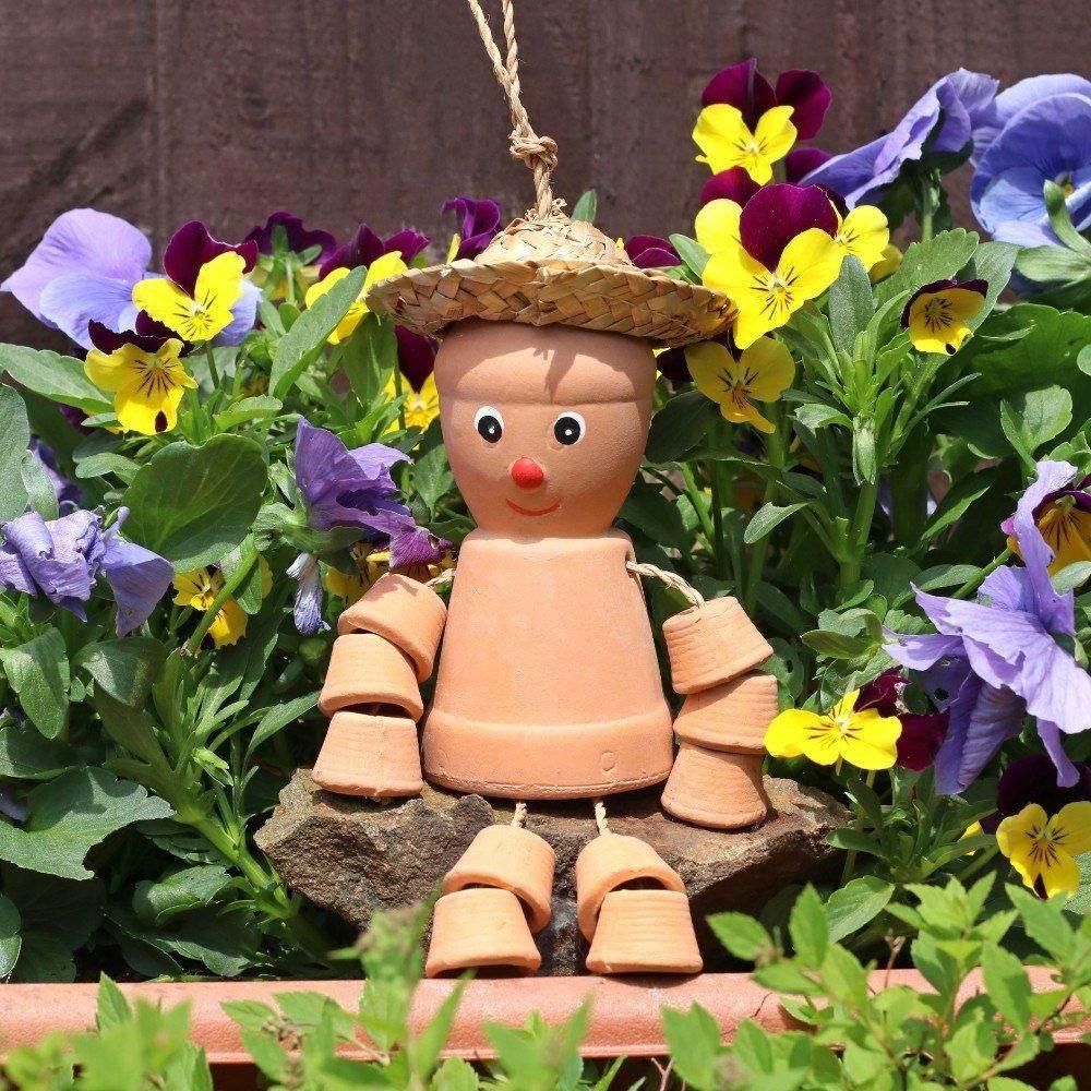 Terracotta Pot Man and Planter - Ultra Bee Health UK