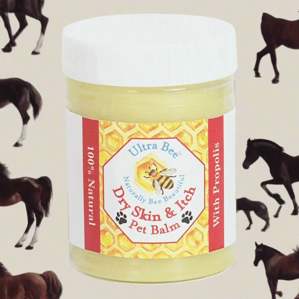 100% Natural Pet Dry Skin & Itch Balm (Non Toxic) 100ml - Ultra Bee Health UK 