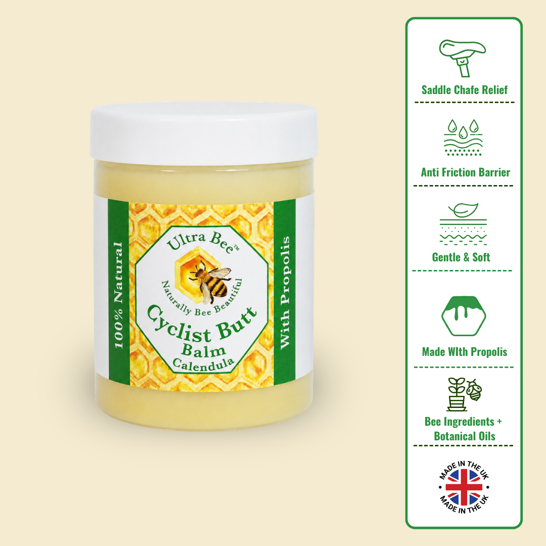 100% Natural Anti Chafe Balm with Honey 100ml (Great for cyclists and more)