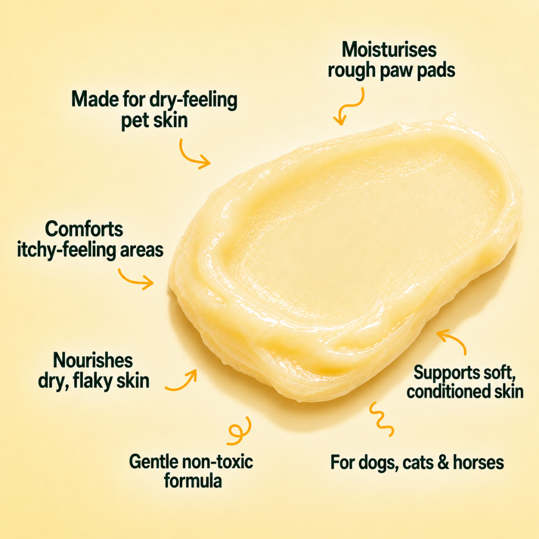 100% Natural Pet Dry Skin & Itch Balm (Non Toxic) 100ml