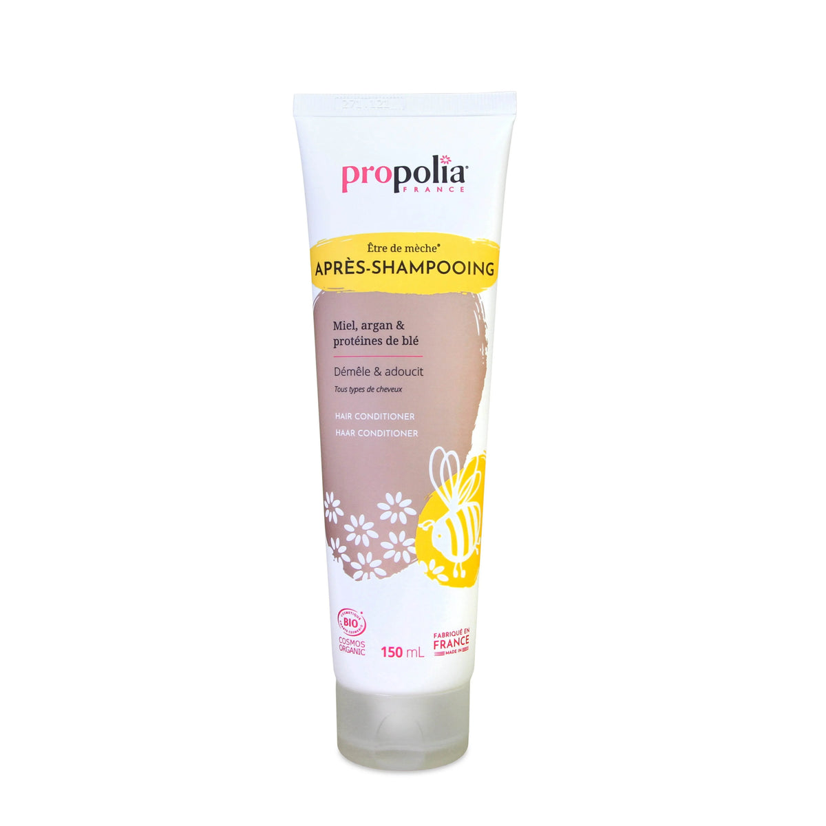 Après-Shampoing Bio Miel, Huile d'Argan et Vinaigre de Cidre
