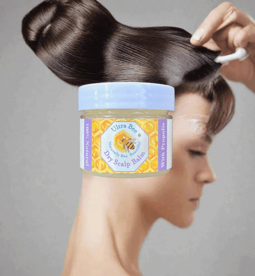 100% Natural Dry Scalp Balm 50ml - Ultra Bee Health UK 