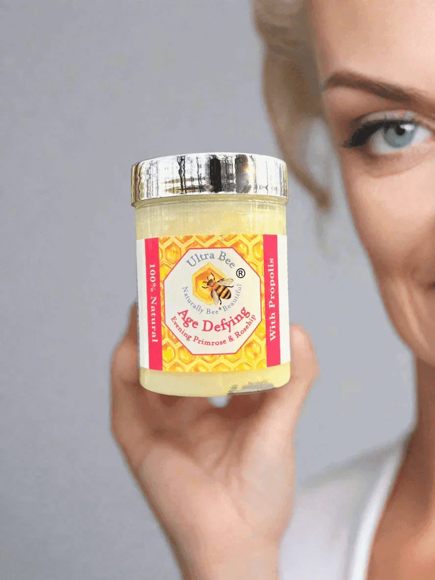 100% Natural Age Defying Moisturiser Evening Primrose 100ml (Night) - Ultra Bee Health UK 