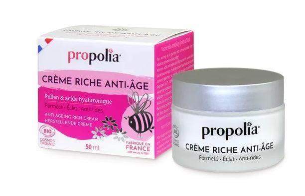 Organic Rich Anti Ageing Moisturiser- Bee Pollen - Hyaluronique acid 50ml