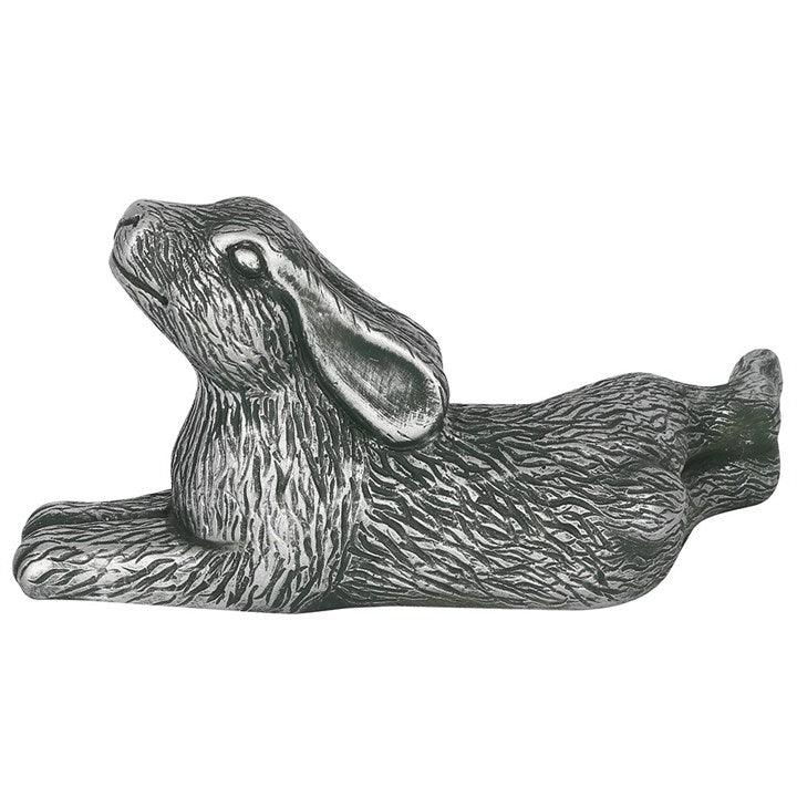 Silver Terracotta Hare Garden Ornament - Ultrabee