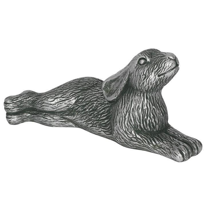 Silver Terracotta Hare Garden Ornament - Ultrabee